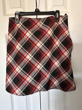 H&M Plaid Mini Skirt